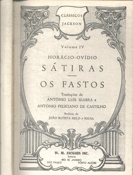 Sátiras - Os Fastos