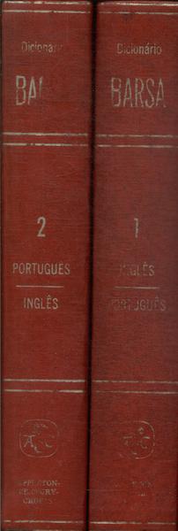 Novo Dicionario Barsa Línguas Inglêsa E Portuguêsa (1970)