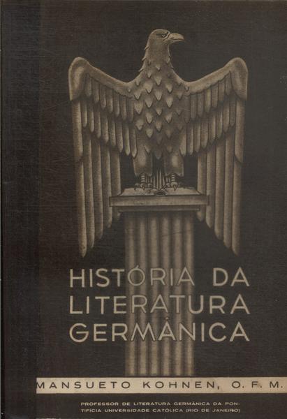 História Da Literatura Germânica Vol 1