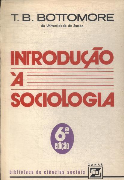 Introdução À Sociologia