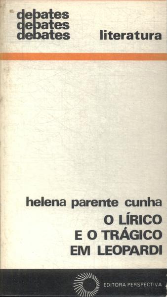 O Lírico E O Trágico Em Leopardi