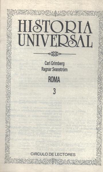 Historia Universal Vol 3
