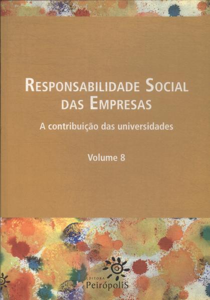Responsabilidade Social Das Empresas Vol 8