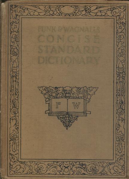 Concise Standard Dictionary (1940)