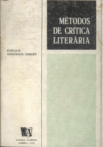 Métodos De Crítica Literária