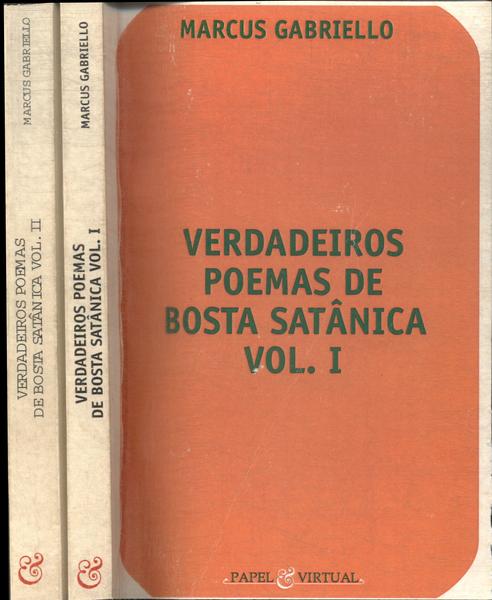 Verdadeiros Poemas De Bosta Satânica (2 Volumes)