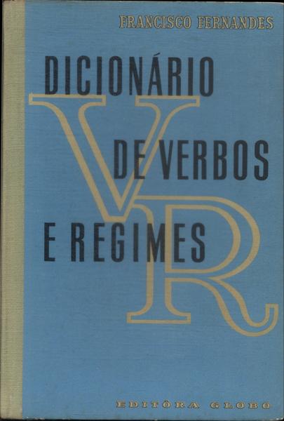 Dicionário De Verbos E Regimes (1968)