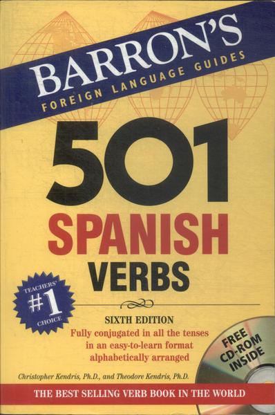 501 Spanish Verbs (contém Cd - 2006)