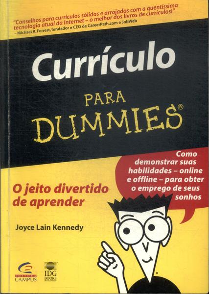 Currículo Para Dummies