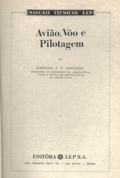 Avião, Vôo E Pilotagem (1958)