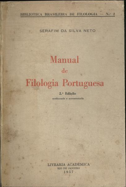 Manual De Filologia Portuguesa (1957)