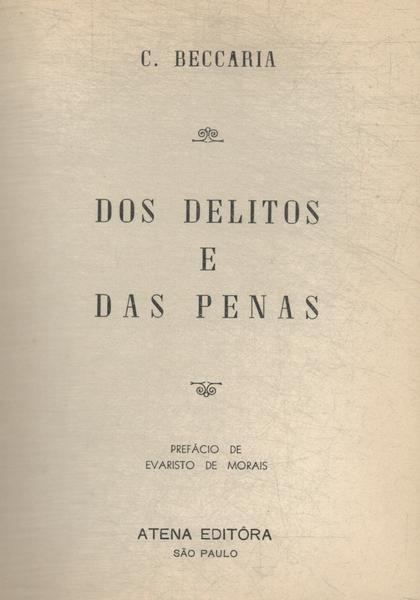Dos Delitos E Das Penas (1959)