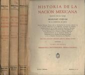 Historia De La Nacion Mexicana (3 Volumes)