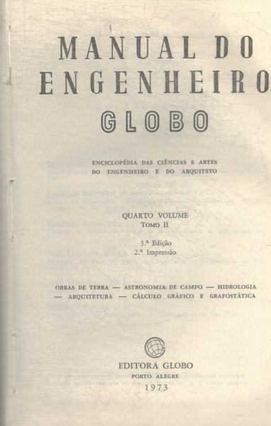 Manual Do Engenheiro Globo Tomo 2 Vol 4