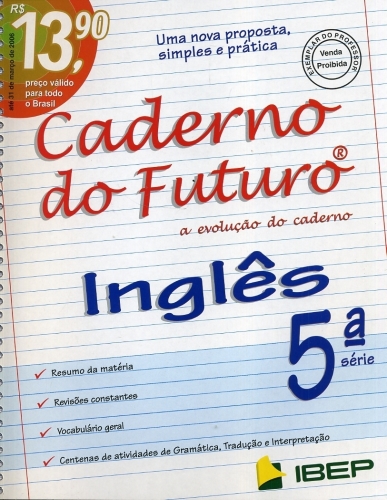 Caderno do Futuro Inglês: 5ª Série (Livro do Professor)