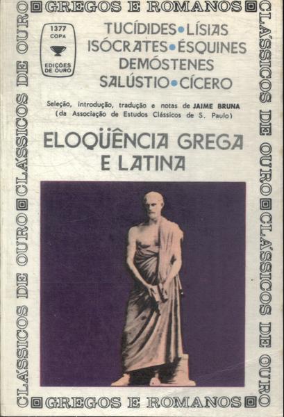 Eloqüência Grega E Latina