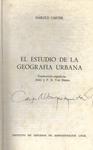 El Estudio De La Geografia Urbana (1974)