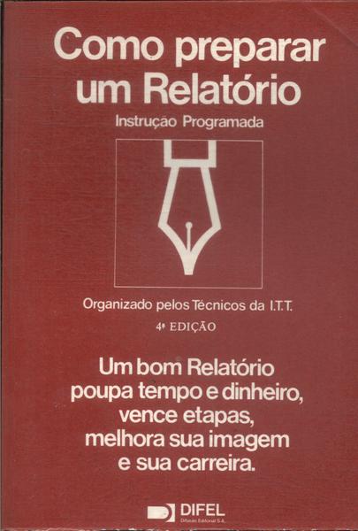 Como Preparar Um Relatório (1981)