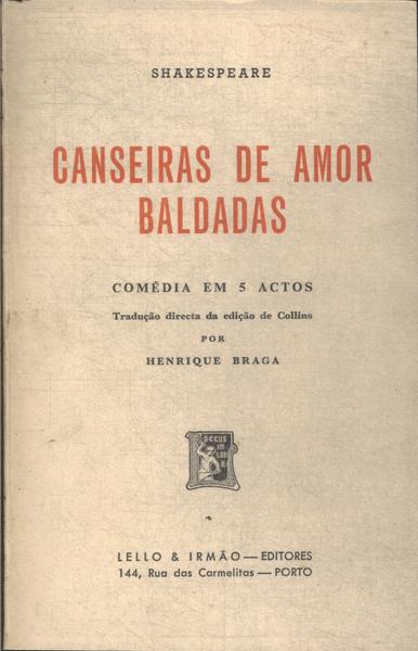 Canseiras De Amor Baldadas