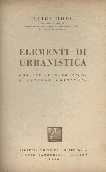 Elementi Di Urbanistica