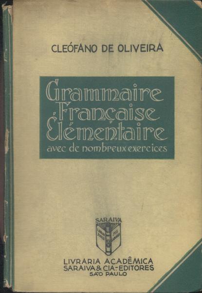 Grammaire Française Élémentaire (1941)