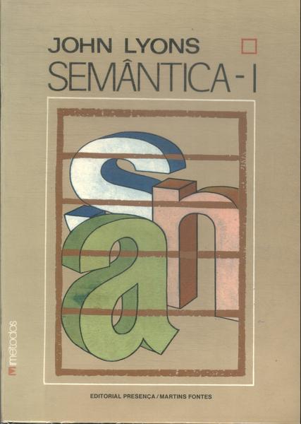 Semântica Vol 1 (1977)