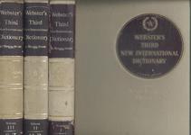 Webster's Third New International Dictionary Of English Language Unabridged (3 Volumes)
