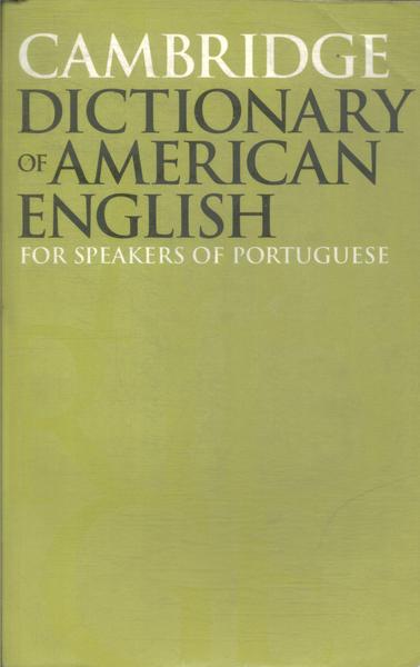 Cambridge Dictionary Of American English (2005)