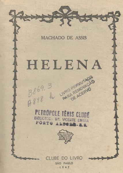 Helena by Machado de Assis