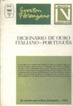 Dicionário De Ouro Italiano-português (1972)