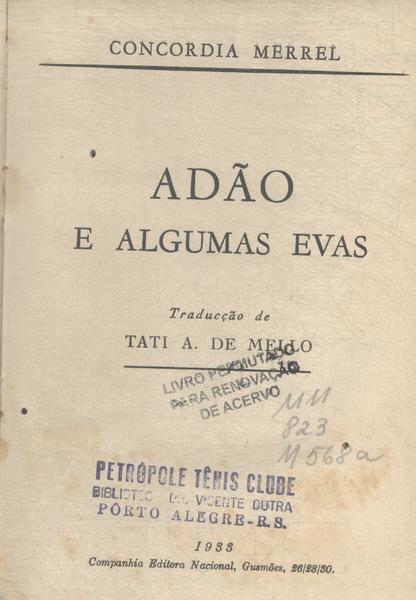 Adão E Algumas Evas