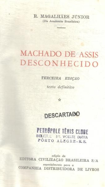 Machado De Assis Desconhecido