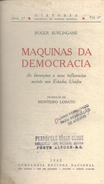 Máquinas Da Democracia