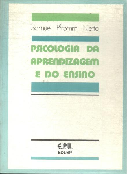 Psicologia Da Aprendizagem E Do Ensino