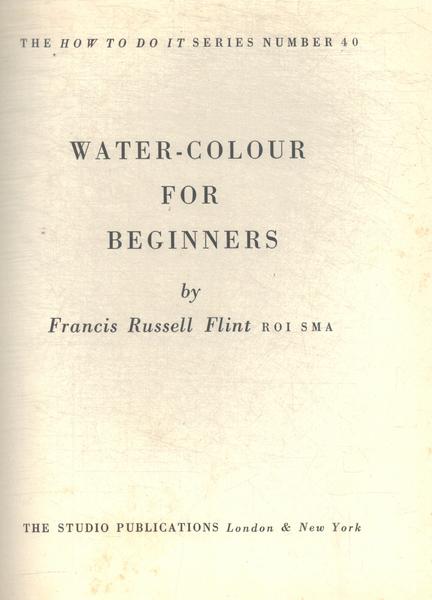 Water-colour For Beginners