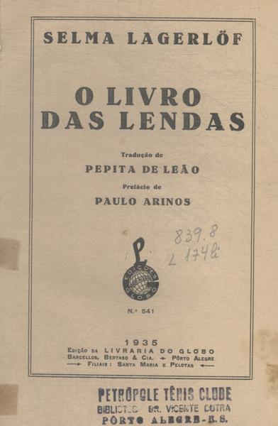 O Livro Das Lendas