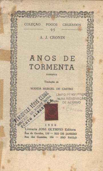 Anos De Tormenta