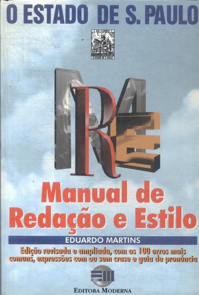 Manual De Redação E Estilo De O Estado De S. Paulo