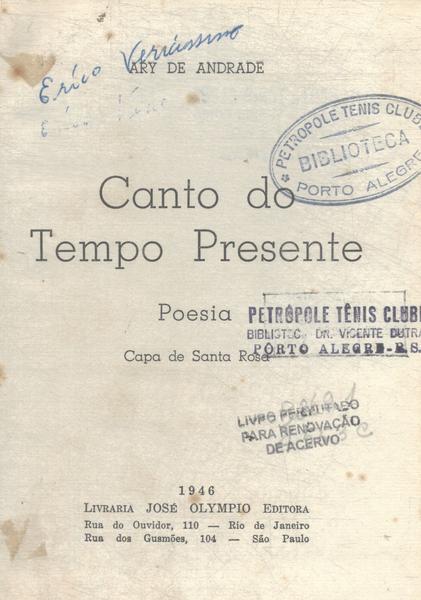 Canto Do Tempo Presente