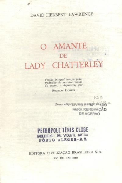 O Amante De Lady Chatterley