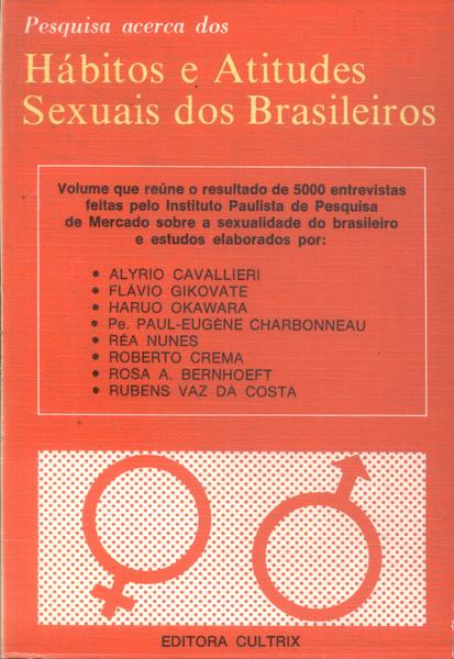 Pesquisa Acerca Dos Hábitos E Atitudes Sexuais Dos Brasileiros