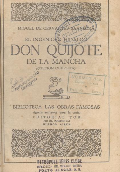 El Ingenioso Hidalgo Don Quijote De La Mancha