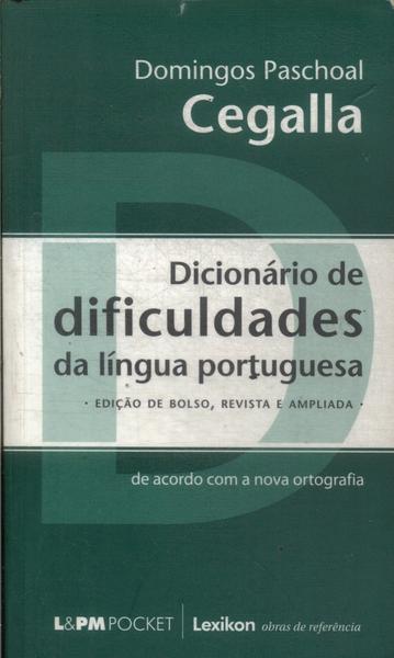 Dicionário De Dificuldades Da Língua Portuguesa (2008)