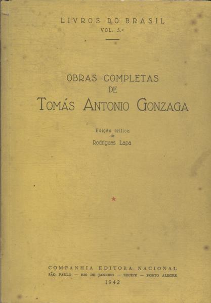 Obras Completas De Tomás Antonio Gonzaga