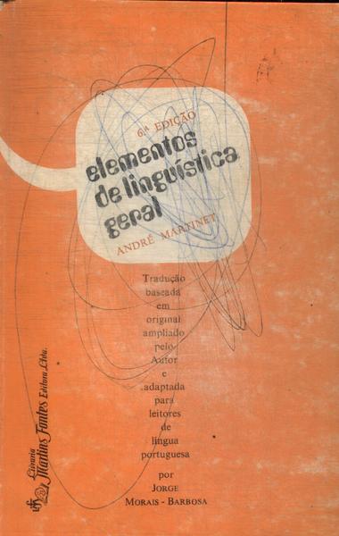 Elementos De Linguística Geral (1975)