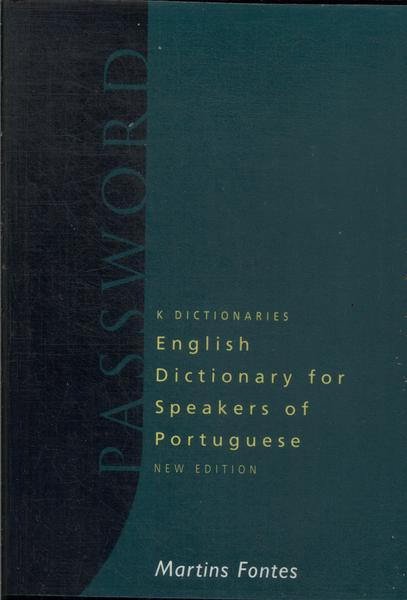Password: English Dictionary For Speakers Of Portuguese (2002)