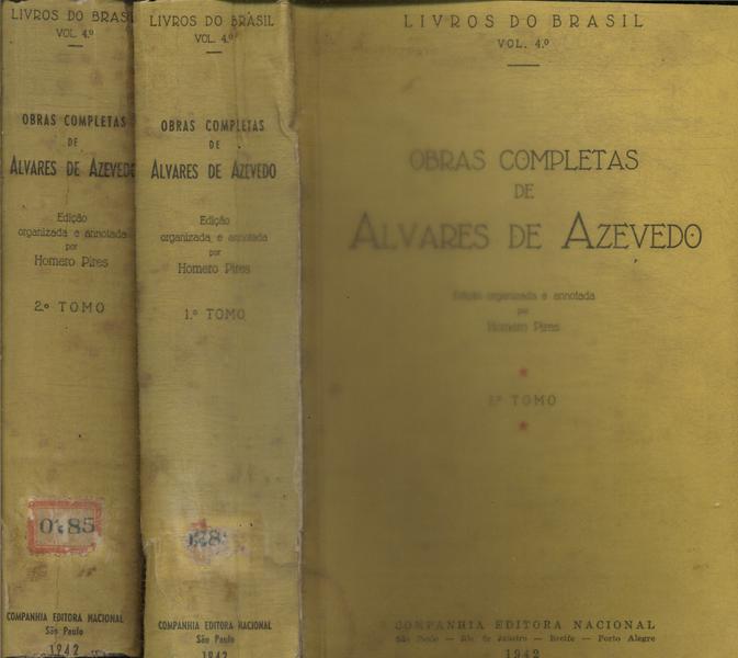 Obra Completas De Alvares De Azevedo (2 Volumes)