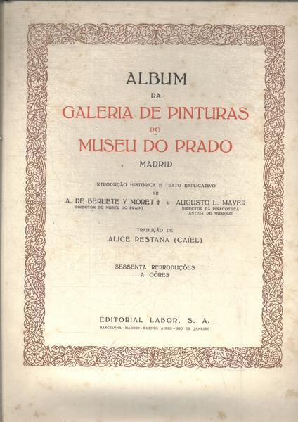 Album Da Galeria De Pinturas Do Museu Do Prado