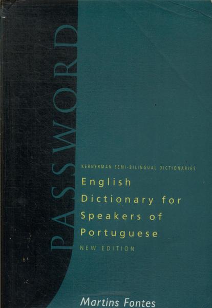 Password: English Dictionary For Speakers Of Portuguese (2000)