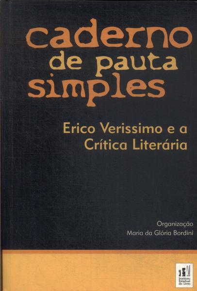 Caderno De Pauta Simples